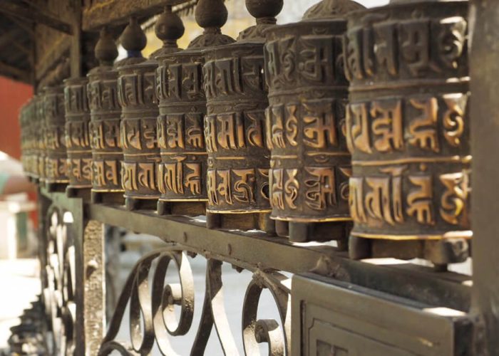 prayer wheels nepal